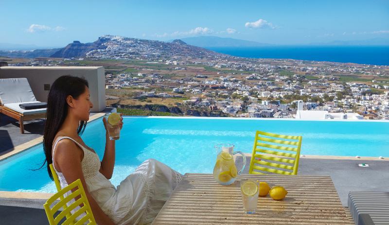 North Santorini A Luxury Spa Hotel Pýrgos Exterior foto